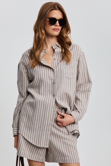 рубашка в полоску 828102003 фотография