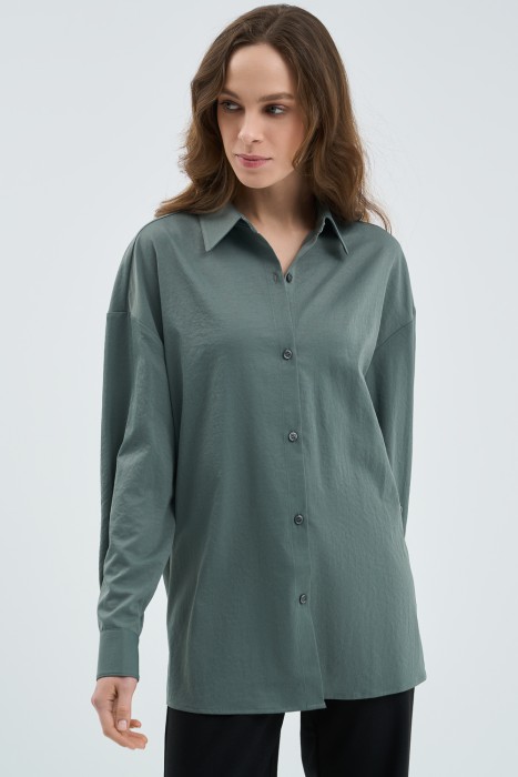 рубашка от бренда снежная королева вид слева