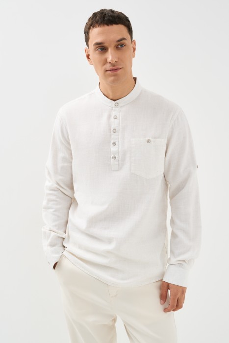 рубашка от бренда снежная королева вид слева