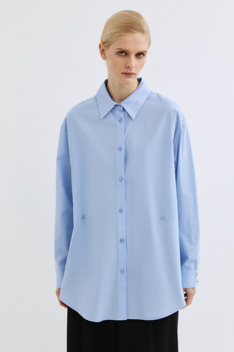 рубашка от бренда снежная королева вид слева