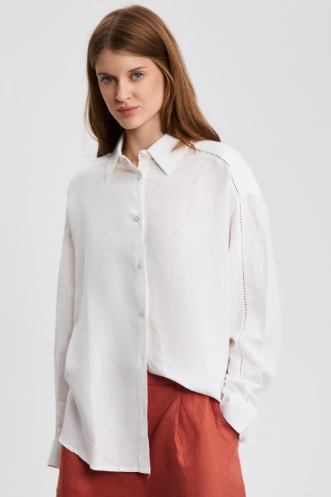 рубашка от бренда снежная королева вид слева