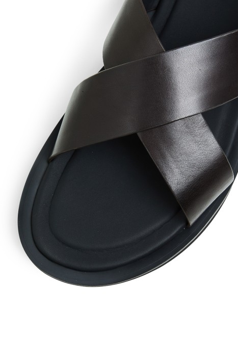 сандалии из натуральной кожи из россии вид сбоку