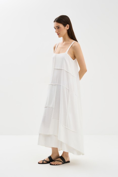 сарафан из хлопка из россии вид сбоку