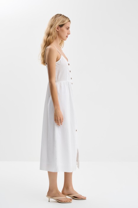 сарафан на пуговицах из россии вид сбоку