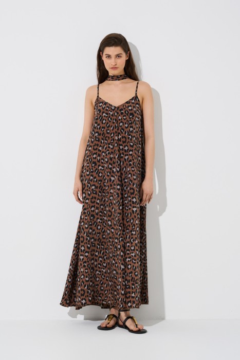 сарафан с принтом из россии вид сбоку