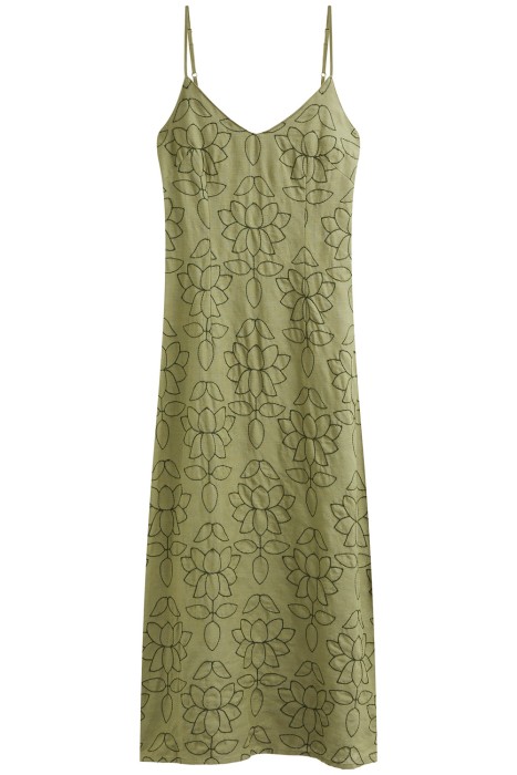 сарафан с вышивкой из россии вид сбоку