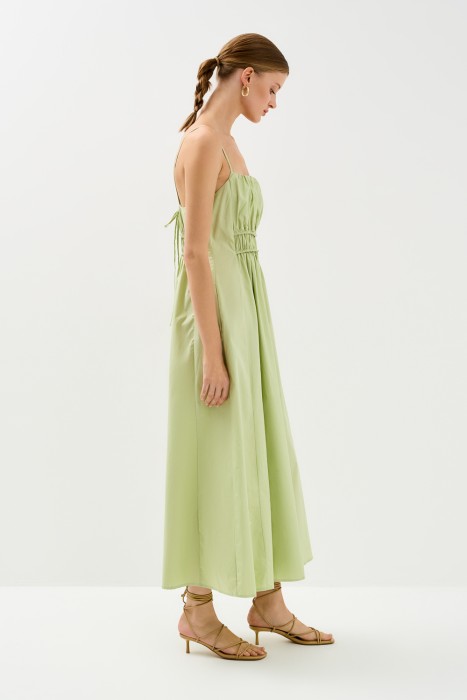 сарафан со сборками из россии вид сбоку