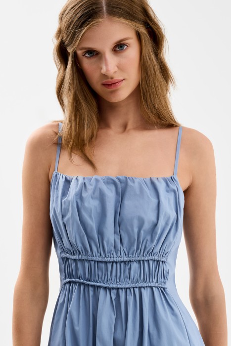 сарафан со сборками из россии вид сбоку