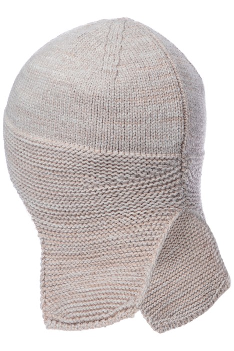 шапка-ушанка от бренда снежная королева вид слева