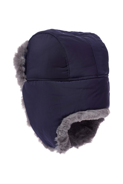 шапка-ушанка от бренда снежная королева вид слева