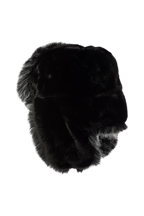 шапка-ушанка от бренда снежная королева вид слева