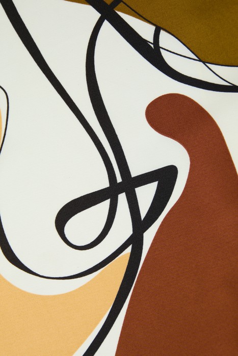 шейный платок от бренда снежная королева вид слева