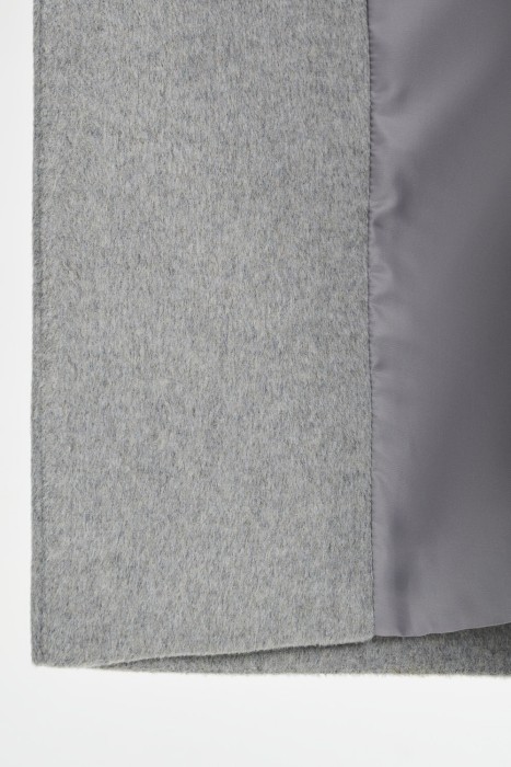 шерстяное пальто с поясом из россии вид сбоку