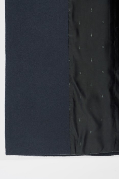 шерстяное пальто с поясом из россии вид сбоку