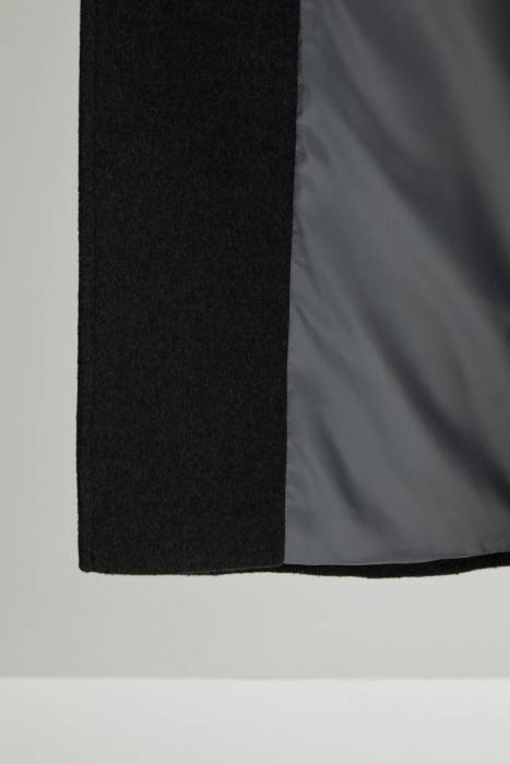 шерстяное пальто с поясом из россии вид сбоку