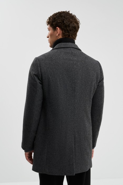 шерстяное пальто по цене 12470 руб вид справа