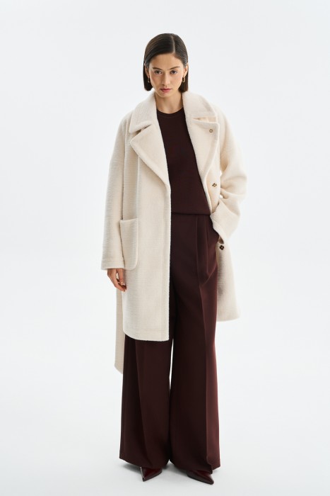 шерстяное пальто 785724003 фотография