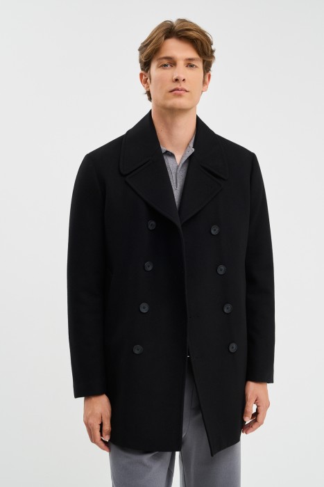 шерстяное пальто 772229003 фотография