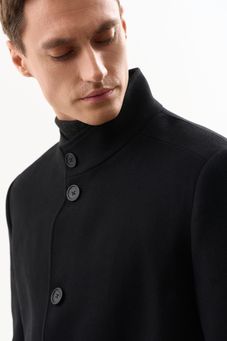 шерстяное пальто из россии вид сбоку