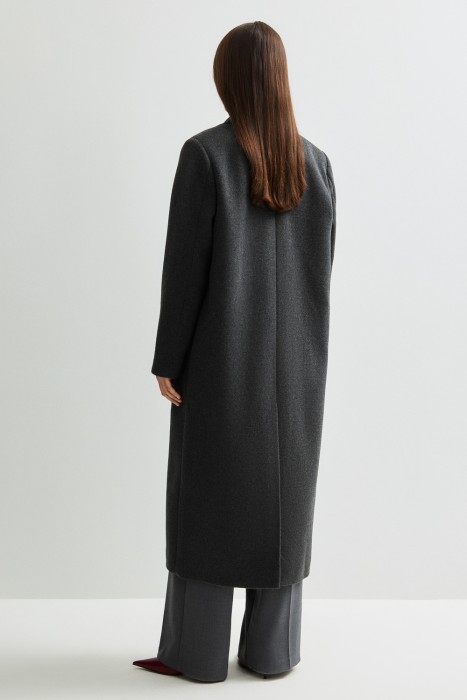 шерстяное пальто по цене 14390 руб вид справа