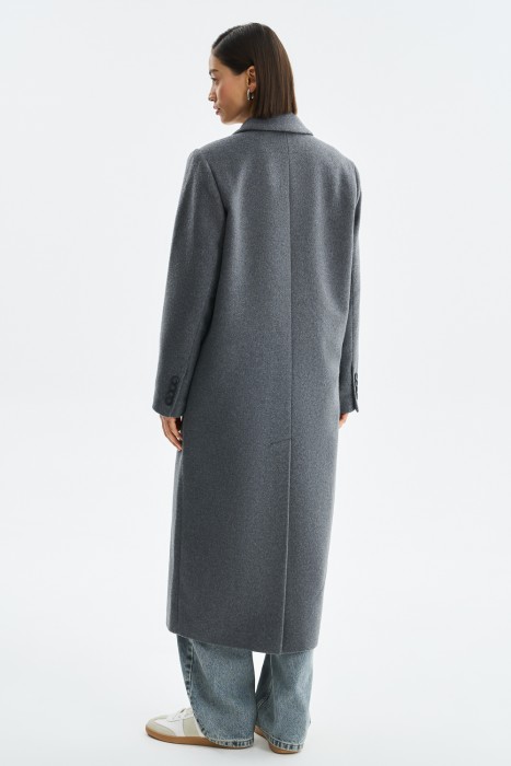 шерстяное пальто по цене 7670 руб вид справа