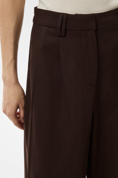 широкие брюки из россии вид сбоку