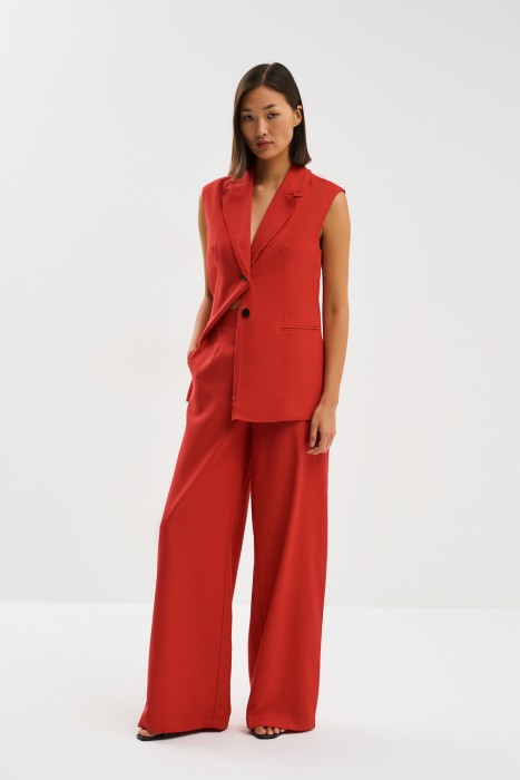 широкие брюки от бренда снежная королева вид слева