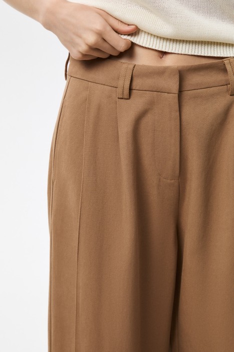 широкие брюки из россии вид сбоку