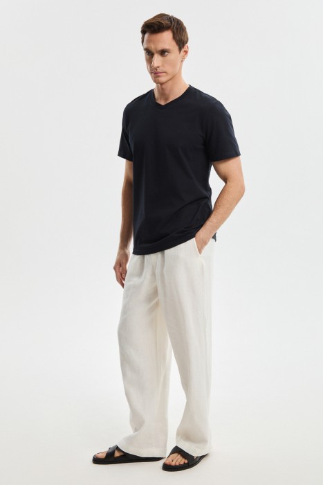 шлепанцы из натуральной кожи от бренда снежная королева вид слева