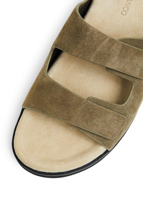 шлепанцы из натуральной замши из россии вид сбоку