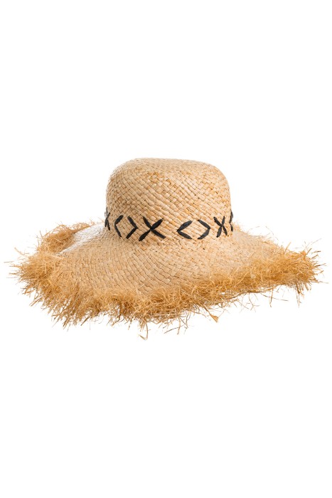шляпа из рафии из россии вид сбоку