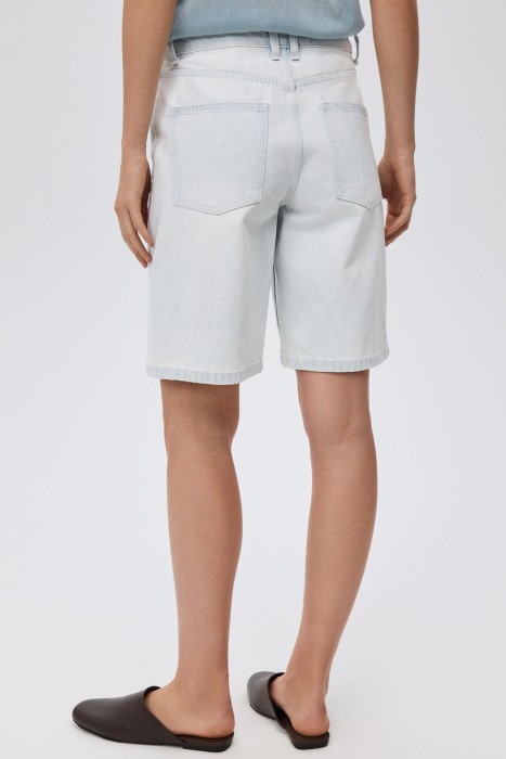 шорты из денима по цене 3010 руб вид справа