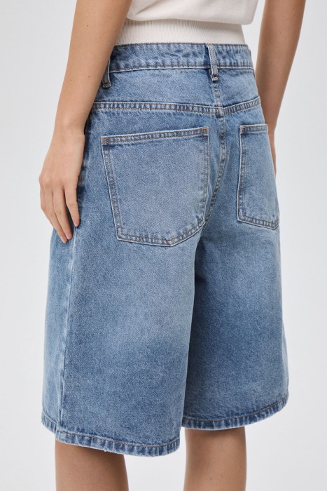 шорты из денима по цене 2880 руб вид справа