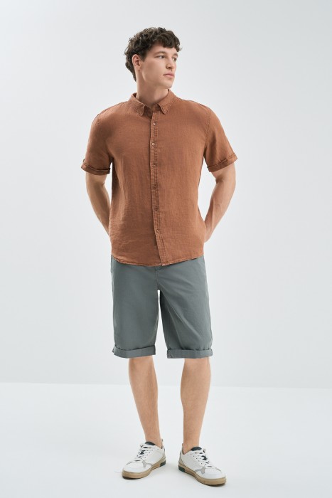 шорты из хлопка 752372003 фотография