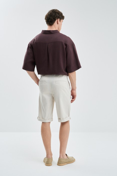 шорты из хлопка по цене 1290 руб вид справа