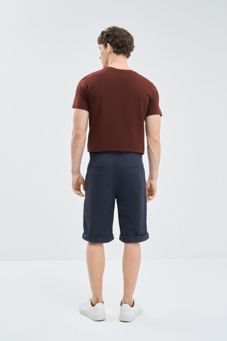 шорты из хлопка из россии вид сбоку