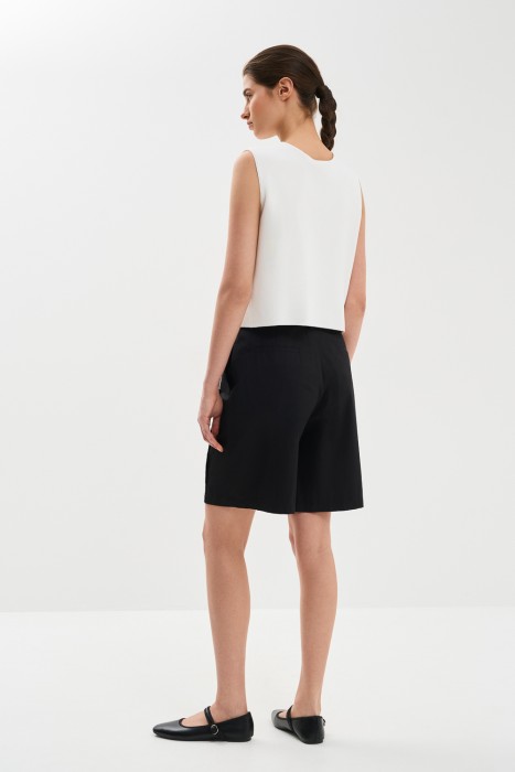 шорты из хлопка по цене 1540 руб вид справа