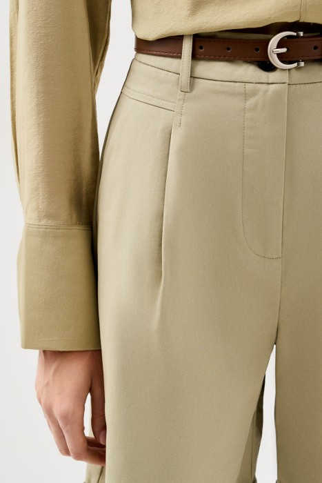 шорты из хлопка из россии вид сбоку