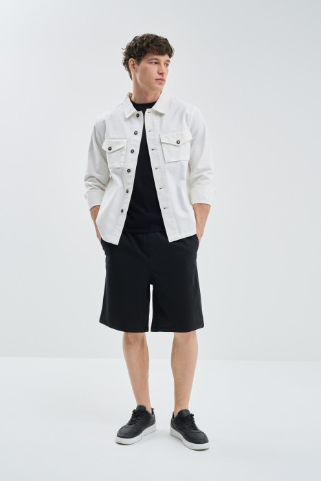 шорты из хлопка 752406003 фотография