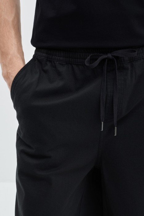 шорты из хлопка из россии вид сбоку