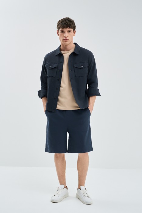 шорты из хлопка 752383003 фотография