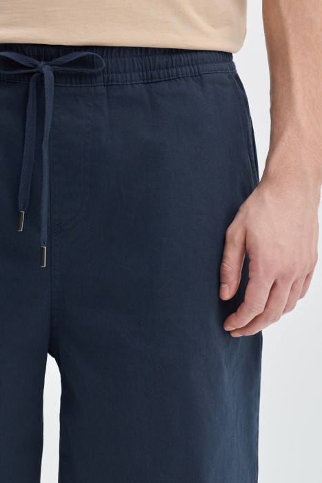 шорты из хлопка из россии вид сбоку