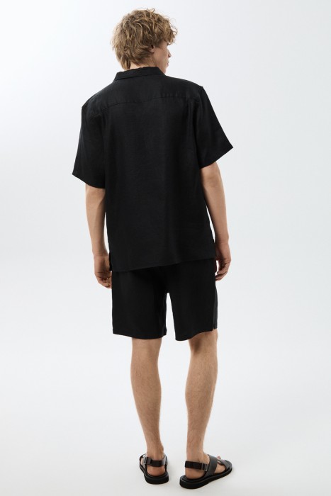 шорты изо льна по цене 3320 руб вид справа