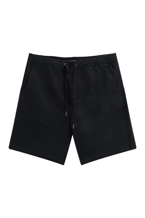 шорты изо льна из россии вид сбоку