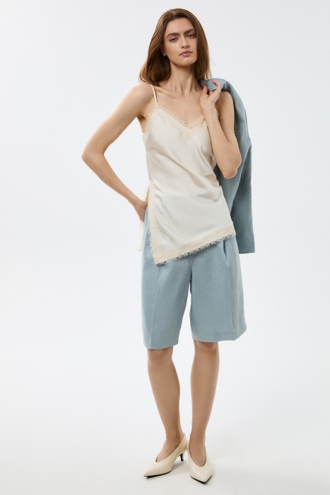 шорты изо льна 814107003 фотография