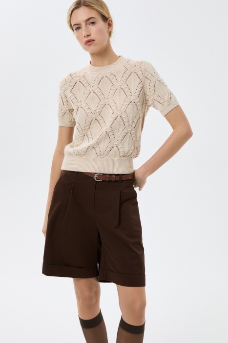 шорты с защипами 815882003 фотография