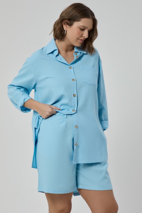 шорты от бренда снежная королева вид слева