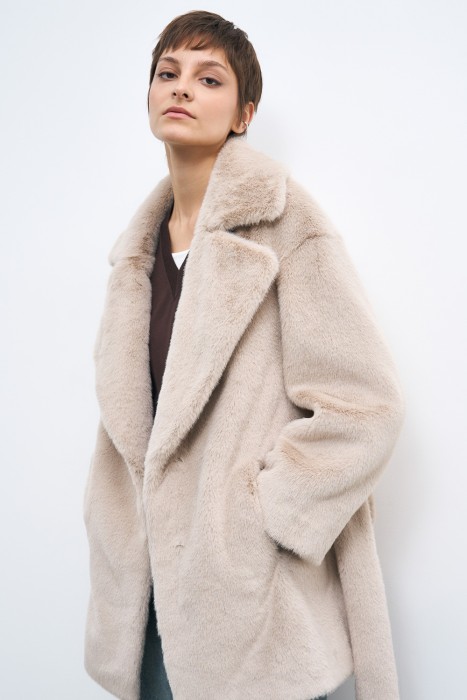 шуба из искусственного меха 791363003 фотография