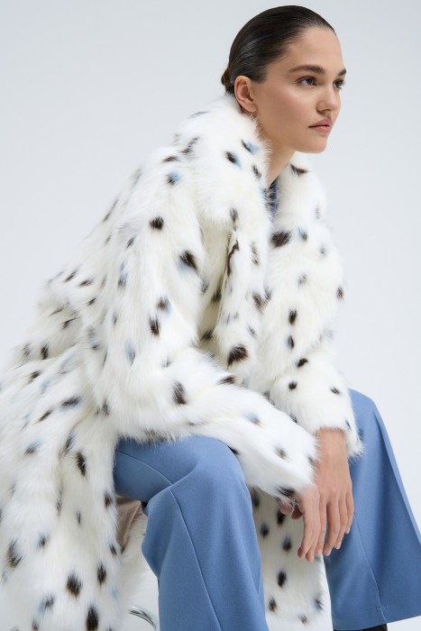 шуба из искусственного меха 732210003 фотография