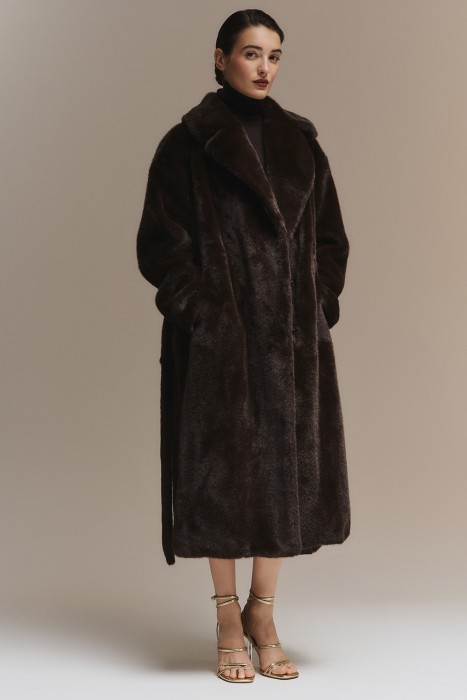 шуба из искусственного меха 790952003 фотография